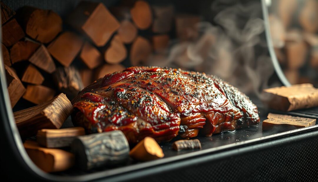 smoking brisket with different woods